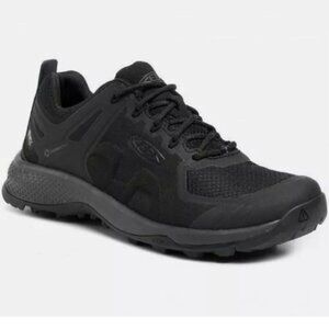 NEW $180 Men's KEEN Explore Waterproof Hiking Shoes Black Magnet 1021611 SZ 10.5